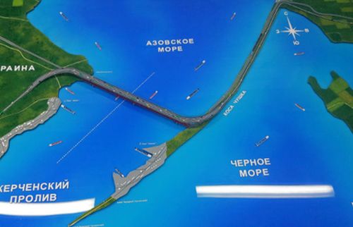 Керченский пролив азовское море карта